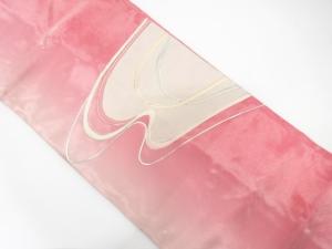 流水模様　刺繍　名古屋帯